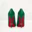 Chic / Belle Vert Soirée Satin Semelle Rouge Escarpins 2023 10 cm Talons Aiguilles À Bout Pointu Escarpins Talons Hauts