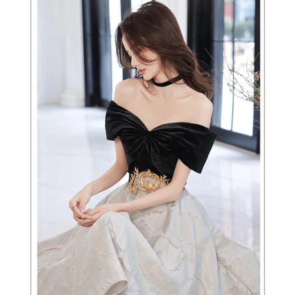 homecoming dresses 2022 black V Neck Short Black Prom Dresses, V Neck Black Short Formal Homecoming –  jbydress main image 1