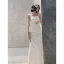 Charming Ivory Sequins Evening Dresses 2022 Trumpet / Mermaid Square Neckline Sleeveless Backless Floor-Length / Long Evening Party Formal Dresses