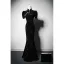 Vintage / Retro Black Beading Sequins Evening Party Cheongsam 2023 Trumpet / Mermaid High Neck Short Sleeve Backless Floor-Length / Long