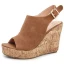 Vintage / Retro Leopard Print Street Wear Womens Sandals 2022 11 cm Wedges Open / Peep Toe Sandals