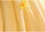 Lovely Yellow Bow Appliques Birthday Flower Girl Dresses 2025 Ball Gown Scoop Neck Short Sleeve Backless Floor-Length / Long Tulle