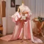Ovanlig Godis Rosa Bal Satin sjal Jackor & Omslag 2024