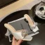 Charmant Sexy Ivoire Soirée Faux Diamant Noeud Sandales Femme 2022 8 cm Talons Aiguilles Peep Toes / Bout Ouvert Sandales Talons Hauts