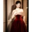 Sexy Burgundy Sequins Velvet Prom Dresses 2023 A-Line / Princess Off-The-Shoulder Sleeveless Backless Floor-Length / Long Prom Formal Dresses