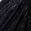 Elegant Black Sequins Prom Dresses Ball Gown 2023 Off-The-Shoulder Short Sleeve Backless Floor-Length / Long Formal Dresses