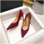 Fashion Nude Evening Party Suede Sequins Pumps 2023 Leather 8 cm Stiletto Heels Pointed Toe Pumps High Heels