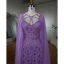 Haut de Gamme Scintillantes Lilas Paillettes Robe De Bal 2024 Trompette / Sirène Bretelles Spaghetti Sans Manches Dos Nu Train De Balayage Promo Robe De Ceremonie