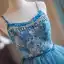 Chic / Belle Océan Bleu Faux Diamant Impression Courte de retour Robe De Graduation 2024 Bretelles Spaghetti Sans Manches Dos Nu Tulle