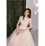 Fashion White Lace Butterfly Prom Dresses 2022 A-Line / Princess Scoop Neck Sleeveless Backless Floor-Length / Long Formal Dresses
