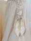 Charmant Blanche Perlage Satin Chaussure De Mariée 2024 8 cm Talons Aiguilles À Bout Pointu Mariage Escarpins Talons Hauts