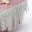 Charming Bling Bling Sequins Rhinestone Tassel Blushing Pink Evening Party Clutch Bags 2023