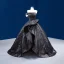 Elegant Black Pierced Prom Dresses 2022 Ball Gown One-Shoulder Sleeveless Backless Prom Floor-Length / Long Formal Dresses