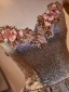 Sparkly Pearl Rhinestone Appliques Sequins Prom Dresses 2024 Ball Gown Strapless Sleeveless Backless Floor-Length / Long Prom Formal Dresses