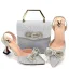 Sparkly Sexy Multi-Colors Rainbow Rhinestone Bow Sequins Womens Sandals Clutch Bags 2023 Cocktail Party Evening Party Womens Sandals Clutch Bags