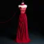 Exquis Rouge Jacquard Robe De Soirée 2026 Princesse Bustier Sans Manches Dos Nu