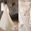 Leichtes Schlicht Ivory / Creme Brautkleider / Hochzeitskleider 2023 A Linie Bandeau Applikationen Ärmellos Rückenfreies Sweep / Pinsel Zug Hochzeit