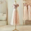 Simple Rougissant Rose Fleur Robe Demoiselle D'honneur 2024 Princesse Manches Courtes Thé Longueur Dos Nu