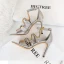 Sexy Silver Evening Party Rhinestone Womens Sandals 2022 9 cm Stiletto Heels Open / Peep Toe Sandals High Heels