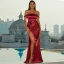 Sexy Summer Orange Evening Dresses 2022 Trumpet / Mermaid Off-The-Shoulder Sleeveless Backless Split Front Floor-Length / Long Evening Party Formal Dresses