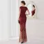 Sexy Black Beading Sequins Evening Dresses 2022 Trumpet / Mermaid V-Neck Sleeveless Floor-Length / Long Evening Party Formal Dresses