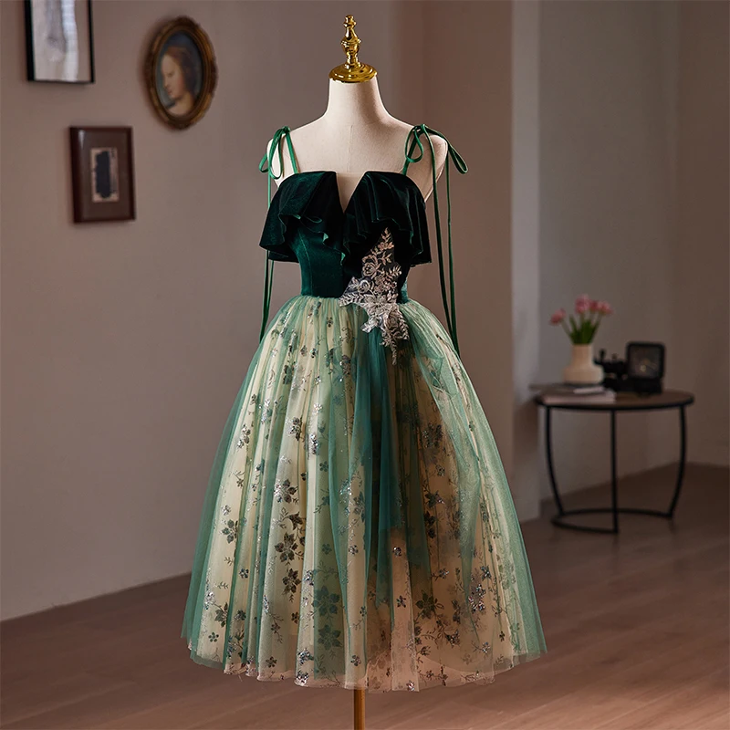 slim fit dress slacks A-Line Knee Length Satin Graduation Dresses COCOMELODY CS0555, Pale Pink main image 0