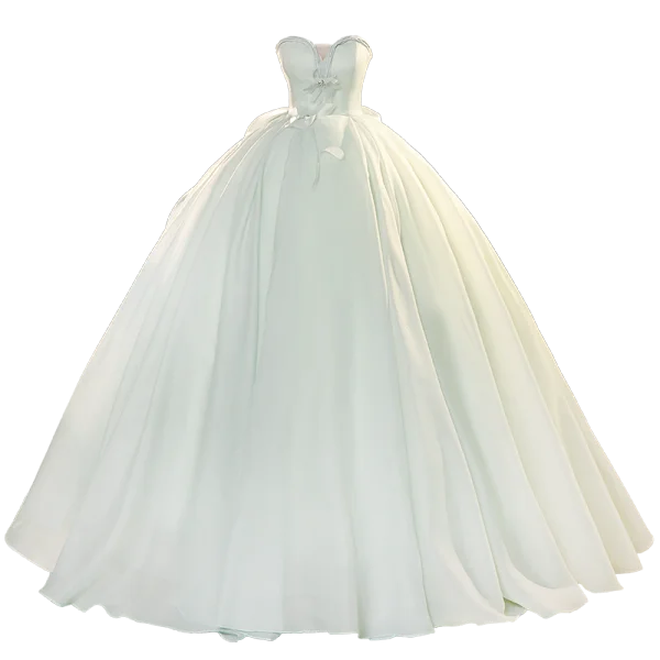 Elegant Sage Green Appliques Prom Dresses 2023 Ball Gown Strapless Sleeveless Backless Floor-Length / Long Prom Formal Dresses