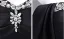 Style Audrey Hepburn Noire Faux Diamant Robe De Bal 2026 Princesse Sans Manches Dos Nu