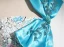 Bling Bling Azul Lentejuelas Vestidos de gala 2024 Ball Gown Sin Tirantes Sin Mangas Sin Espalda Bowknot Largos Gala Vestidos Formales