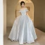 Simple Gris Robe Demoiselle D'honneur 2022 Princesse Manches Courtes Dos Nu Longue Demoiselle D'honneur Robe De Ceremonie