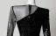 Sparkly Black Sequins Rhinestone Evening Dresses 2026 Trumpet / Mermaid Scoop Neck 3/4 Sleeve Floor-Length / Long Formal Dresses