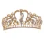 Niezwykły Złote Rhinestone Stop Ozdoby Do Włosów Ślubne 2022 Ślub Tiara