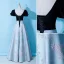 Audrey Hepburn Style Black Velour Evening Dresses 2023 A-Line / Princess Square Neckline Short Sleeve Backless Floor-Length / Long Evening Party Formal Dresses