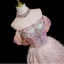 Charmant Rougissant Rose Perlage Faux Diamant Paillettes Gland Robe De Bal 2025 Princesse De l'épaule Sans Manches Dos Nu Longue Promo Robe De Ceremonie