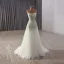Sexy White Beading Sequins Evening Dresses 2025 A-Line / Princess Strapless Sleeveless Backless Floor-Length / Long Evening Party Formal Dresses