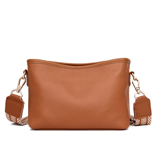 Mode Marron Désinvolte Cuir Sacs Pour Femmes Sacs à bandoulière 2023