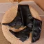 Fashion Black Fall Winter Street Wear Womens Boots 2023 6 cm Thick Heels Pointed Toe Boots