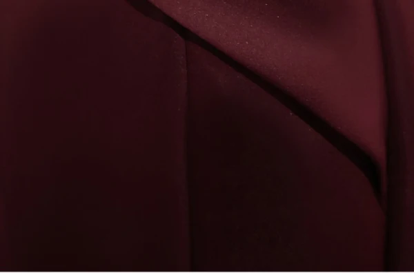 Sexy Burgundy Satin Evening Dresses 2023 Trumpet / Mermaid Off-The-Shoulder Short Sleeve Backless Floor-Length / Long Evening Party Formal Dresses