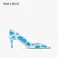 Chic / Beautiful Green Heart-shaped Prom Pumps 2023 Leather 10 cm Stiletto Heels Pointed Toe Pumps High Heels