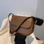 Vintage Eenvoudige Koffie Straatkleding PU Handtas 2024