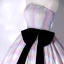 Fashion Multi-Colors Satin Prom Dresses 2022 Ball Gown Strapless Bow Sleeveless Backless Floor-Length / Long Formal Dresses