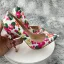 Fancy Multi-Colors Doodle Outdoor / Garden Pumps 2023 12 cm Stiletto Heels Pointed Toe Pumps High Heels