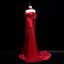 Sexy Burgundy Satin Evening Dresses 2025 A-Line / Princess Off-The-Shoulder Short Sleeve Backless Floor-Length / Long Formal Dresses