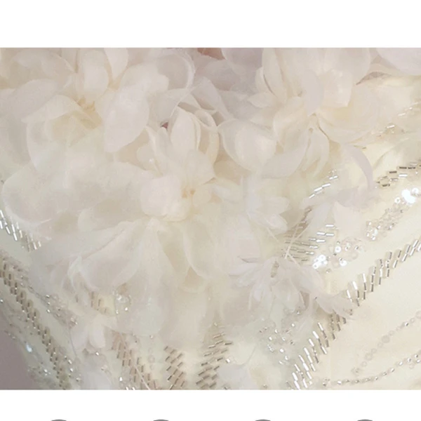 Charmant Beige Perlage Paillettes Appliques Robe De Bal 2023 Trompette / Sirène De l'épaule Manches Courtes Dos Nu Noeud Longue Promo Robe De Ceremonie
