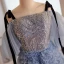 High End Meeresblau Fallende Rüsche Perlenstickerei Pailletten Ballkleider 2023 A Linie Spaghettiträger Kurze Ärmel Rückenfreies Sweep / Pinsel Zug Festliche Kleider