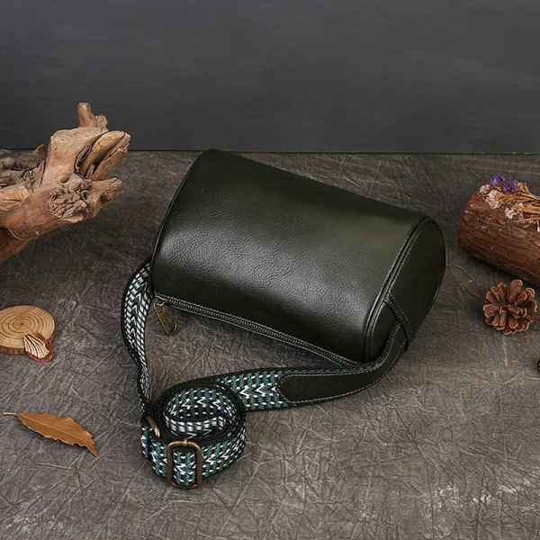 Vintage / Retro Brown Leather Street Wear Shoulder Bags Women's Bags 2023