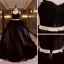 Mode Sorte Beading Perle Pailletter Cascading Flæser Gallakjoler 2022 Balkjole Spaghetti Straps Ærmeløs Halterneck Lange Galla Kjoler