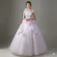 Chic / Beautiful Blushing Pink Appliques Prom Dresses 2026 Ball Gown One-Shoulder Sleeveless Backless Floor-Length / Long Prom Formal Dresses