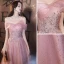 Charmant Rougissant Rose Perlage Étoile Paillettes Robe De Soirée 2023 Princesse De l'épaule Manches Courtes Dos Nu Longue Soirée Robe De Ceremonie
