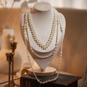 Chic Beautiful White Handmade Pearl Wedding Necklaces 2026 Accessories